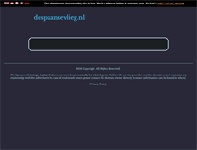 Tablet Screenshot of despaansevlieg.nl